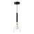 Kuzco Lighting Rise LED Pendant in Black/Clear - PD30505-BK/CL