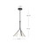Kuzco Lighting Mulberry LED Pendant in Black/Light Guide - PD62622-BK/LG