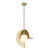 Kuzco Lighting Scorpio LED Pendant in Metallic Brass/Opal Glass - PD65116-MRB/OP-UNV