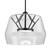 Kuzco Lighting Deco LED Pendant in Clear/Black - PD61418-CL/BK