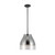 Kuzco Lighting Trinity LED Pendant in Black/Smoked - PD62012-BK/SM