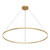 Kuzco Lighting Cerchio LED Pendant in Brushed Gold - PD87172-BG