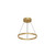 Kuzco Lighting Cerchio LED Pendant in Brushed Gold - PD87718-BG
