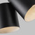 Kuzco Lighting Keiko Two Light Semi-Flush Mount in Black - SF58814-BK