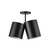 Kuzco Lighting Keiko Two Light Semi-Flush Mount in Black - SF58814-BK