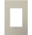 Legrand Adorne Wall Plate in Nickel - AWC1G3SN4