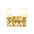 Lucas + McKearn Epsilon Two Light Vanity in Aged Brass - BB1300AGB-2