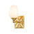 Lucas + McKearn Epsilon One Light Wall Sconce in Aged Brass - BB1300AGB-1