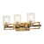 Lucas + McKearn Estes Three Light Vanity in Antique Brass - BB90117ATB-3