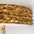 Lucas + McKearn Trellis Three Light Flush Mount in Gold Leaf - FM1238G-16