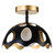 Lucas + McKearn Pebbles One Light Mini Pendant in Black - PD7369B-10