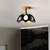 Lucas + McKearn Pebbles One Light Mini Pendant in Black - PD7369B-10