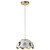 Lucas + McKearn Pebbles One Light Mini Pendant in White - PD7369W-10