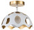 Lucas + McKearn Pebbles One Light Mini Pendant in White - PD7369W-10