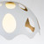 Lucas + McKearn Pebbles One Light Mini Pendant in White - PD7369W-10