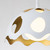 Lucas + McKearn Pebbles One Light Mini Pendant in White - PD7369W-10