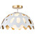 Lucas + McKearn Pebbles One Light Pendant in White - PD7376W-15