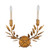 Lucas + McKearn Palm d'Or Two Light Wall Sconce in Gold - SC7407G-2