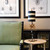 Lucas + McKearn Dominique One Light Table Lamp in Star-Shaped W/Black/Cream Striped - TA1074
