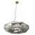 Metropolitan Geo-Gem Eight Light Chandelier in Artisan Brass - N1698-863