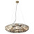 Metropolitan Geo-Gem Eight Light Chandelier in Artisan Brass - N1698-863