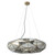 Metropolitan Geo-Gem Eight Light Chandelier in Artisan Brass - N1698-863