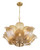 Metropolitan Orchid Ten Light Pendant in Legacy Brass - N2215-A-732