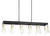Metropolitan Rare Elements LED Island Pendant in Sand Coal W/ Vintage Brass - N7866-678-L