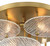 Minka-Lavery Artze Four Light Flush Mount in Soft Brass - 1124-695