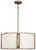 Minka-Lavery Buchanan Six Light Pendant in Hellenic Bronze - 1676-755