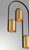 Minka-Lavery Cane Three Light Pendant in Legacy Brass & Sand Coal - 153-782