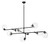 Minka-Lavery Millikan Nine Light Pendant in Coal - 1895-66A