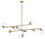 Minka-Lavery Millikan Nine Light Pendant in Signature Brass - 1895-894