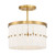 Minka-Lavery Coronelle Three Light Convertible Semi-Flush in Legacy Brass - 2083-732