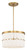 Minka-Lavery Coronelle Three Light Convertible Semi-Flush in Legacy Brass - 2083-732