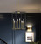 Minka-Lavery Union Estates Eight Light Pendant in Coal And Soft Brass - 2117-726