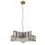 Minka-Lavery Lone Star Five Light Pendant in Artisan Brass - 2192-863