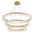 Minka-Lavery Sevryn LED Chandelier in Soft Brass - 2410-695-L