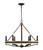 Minka-Lavery Sonoma Six Light Chandelier in Dark Bronze - 2626-860
