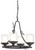 Minka-Lavery Ponderosa Ridge Four Light Chandelier in Weathered Spruce W/ Silver - 2754-694