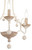Minka-Lavery Colonial Charm Three Light Semi Flush Mount in White Wash & Sun Dried Clay - 2662-717