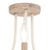 Minka-Lavery Colonial Charm Three Light Semi Flush Mount in White Wash & Sun Dried Clay - 2662-717
