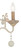 Minka-Lavery Colonial Charm Three Light Chandelier in White Wash & Sun Dried Clay - 2663-717