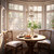 Minka-Lavery Colonial Charm Three Light Chandelier in White Wash & Sun Dried Clay - 2663-717