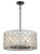 Minka-Lavery Sheer Elegance Four Light Convertible Pendant in Coal - 2864-66A