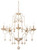 Minka-Lavery Colonial Charm Five Light Chandelier in White Wash & Sun Dried Clay - 2665-717