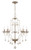 Minka-Lavery Colonial Charm Five Light Chandelier in White Wash & Sun Dried Clay - 2665-717