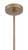 Minka-Lavery York One Light Pendant in Natural Brass & Dark Matte Coa - 296-741