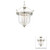 Minka-Lavery Audrey'S Point Three Light Pendant (Convertible To Semi Flush) in Polished Nickel - 3297-613