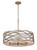 Minka-Lavery Branch Reality Six Light Pendant in Ashen Gold - 3718-788